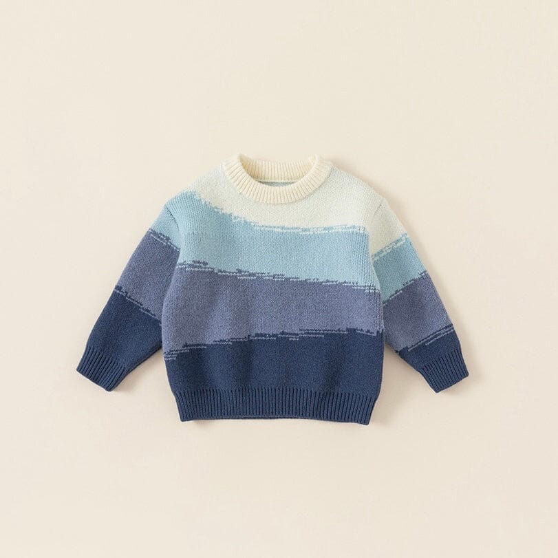 Gradient Color Block Knitted Sweater – Alex + Nova