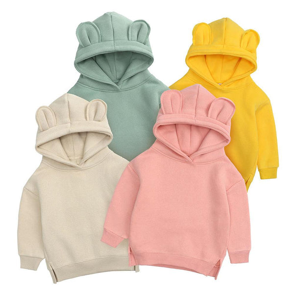 Bear hoodie with ears hot sale baby